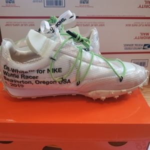 Nike OFF-WHITE Waffle Runners 'electric green'